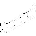 Mas - piastra megatiker fisso vert L=850mm product photo