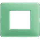 placca 2 moduli - colore te verde product photo