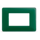 placca 3 moduli - colore smeraldo product photo