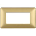 placca 4 moduli - colore gold product photo