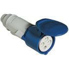 Presa mobile dritta 16A - 230V - 3P+T - IP44 - 50-60Hz - colore blu product photo