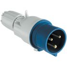 Spina mobile dritta 16A - 230V - 2P+T - IP44 - 50-60Hz - colore blu product photo