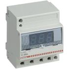 Voltmetro/amperometro digitale per guida DIN35 - 4 moduli product photo