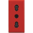 Axolute - presa bipasso 2P+T 10/16A rossa product photo