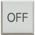 copritasto con simbolo 'ON' per pulsante luminoso - bianco product photo