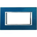 placca rettangolare 4 moduli  - blu Meissen product photo