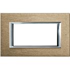 Axolute - placca 4P titanio spazzolato product photo