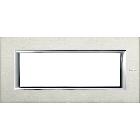 Axolute - placca 6P alluminio spazzolato product photo