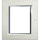 Axolute - placca 3+3P alluminio spazzolato product photo