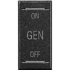 Axolute - copritasto ON OFF GEN scuro product photo