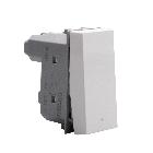 MatixGO - pulsante 1P NO NC 10A bianco product photo