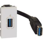MatixGO - connettore USB A preconn bianco product photo