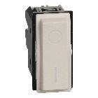 L.NOW - interruttore 2P 16AX sabbia product photo