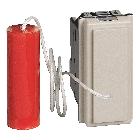 L.NOW - pulsante 1P NO 10A a tirante sabbia product photo