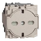 L.NOW - presa flat 16A std ger-ita sabbia product photo