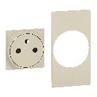 L.NOW - cover presa FR/BE FLAT 2M sabbia product photo