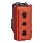 L.NOW - presa 2P+T 10/16A 250Vac bipas. R product photo