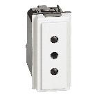 L.NOW - presa 2P+T 10A 250Vac bianco product photo