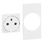 L.NOW - cover presa FR/BE FLAT 2M bianca product photo