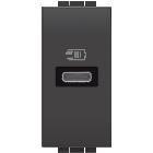 LL - Caricatore USB tipo C 1m antracite product photo