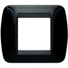 placca 2 moduli - nero solid product photo