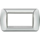 placca 4 moduli - chrome product photo