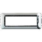 Living int - placca 7 posti cromo lucido product photo