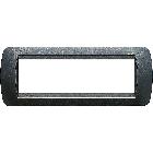 Living int.- placca 7P plastica acciaio s. product photo