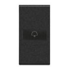 LL - copritasto ax+campanello 1m antracite product photo