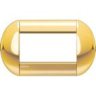 placca tonda 4 moduli -  oro product photo