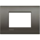 Livinglight - placca 3P nichel spazzolato product photo