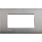 LL - placca 4P nichel satinato product photo