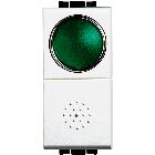 Light - pulsante 10A + portalampada verde product photo