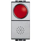 pulsante con portalampada rosso - Tech product photo