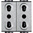 Light tech - presa duplex bipasso 10/16A product photo