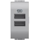 LL - Caricatore USB tipo A+A 1m tech product photo