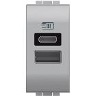 LL - Caricatore USB tipo A+C 1m tech product photo