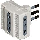 Kit - adattatore Tris 3 sp 10A bco product photo