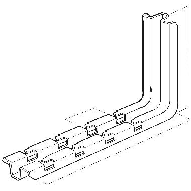 Cab - csn100 gs mensola a parete l=178,5mm product photo Photo 04 3XL