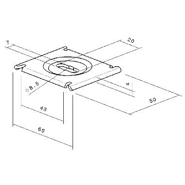 Cab - ce40 316l  piastrina product photo Photo 03 3XL