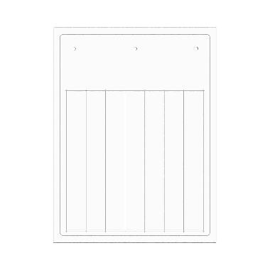 Targhetta Pvc Flat Bianca 15x35 mm (Conf. da 180 Pz.) product photo Photo 01 3XL