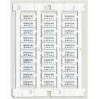 TAG209AW TARGHETTA 20x9 BIANCA ADES. product photo