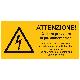 ETICHETTA ADESIVA DI AVVERTIMENTO, CON SIMBOLO PERICOLO GENERICO + TESTO product photo Photo 01 2XS