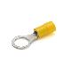 CAPOCORDA AD OCCHIELLO, PREISOLATO IN PVC, GIALLO, PER CONDUTTORI IN RAME, VITE 10mm SEZIONE 4-6 mmq (Conf. da 100 Pz.) product photo Photo 01 2XS