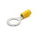 CAPOCORDA AD OCCHIELLO, PREISOLATO IN PVC, GIALLO, PER CONDUTTORI IN RAME, VITE 12mm SEZIONE 4-6 mmq (Conf. da 100 Pz.) product photo Photo 01 2XS