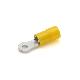 CAPOCORDA AD OCCHIELLO, PREISOLATO IN PVC, GIALLO, PER CONDUTTORI IN RAME, VITE 3mm SEZIONE 4-6 mmq (Conf. da 100 Pz.) product photo Photo 01 2XS