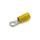 CAPOCORDA AD OCCHIELLO, PREISOLATO IN PVC, GIALLO, PER CONDUTTORI IN RAME, VITE 5mm SEZIONE 4-6 mmq (Conf. da 100 Pz.) product photo Photo 01 2XS