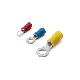 CAPOCORDA AD OCCHIELLO, PREISOLATO IN PVC, GIALLO, PER CONDUTTORI IN RAME, VITE 5mm SEZIONE 4-6 mmq (Conf. da 100 Pz.) product photo Photo 02 2XS