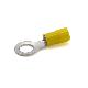 CAPOCORDA AD OCCHIELLO, PREISOLATO IN PVC, GIALLO, PER CONDUTTORI IN RAME, VITE 8mm SEZIONE 4-6 mmq (Conf. da 100 Pz.) product photo Photo 01 2XS