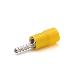 CAPOCORDA A PUNTALE TONDO, PREISOLATO IN PVC, GIALLO, PER CONDUTTORI IN RAME, P=10mm SEZIONE 4-6 mmq (Conf. da 100 Pz.) product photo Photo 01 2XS